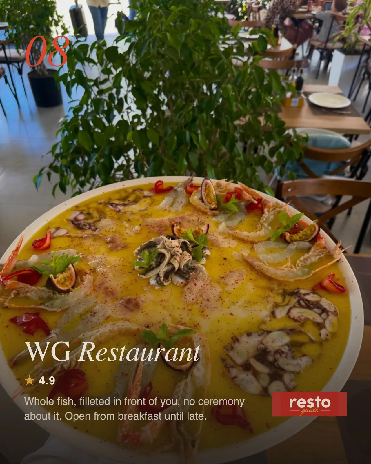 WG Restaurant in Ksamil. Book on Resto. Things to do in Ksamil. Traditional food in ksamil